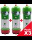 PACK (X3) BOUTEILLES GAZ ARGON PUR jetable 2,2 Litres - Soudure Aluminium