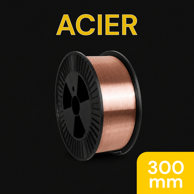 Bobine de fil ACIER - Diamètre 300 mm