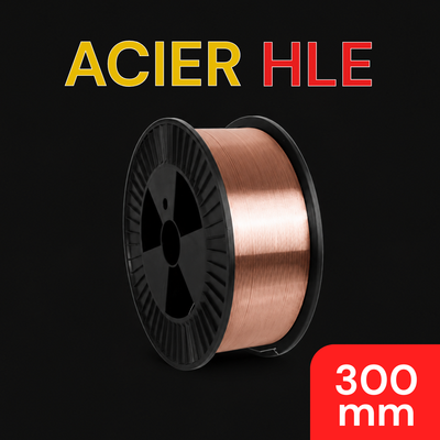 Bobine de fil HLE ACIER - Diamètre 300 mm
