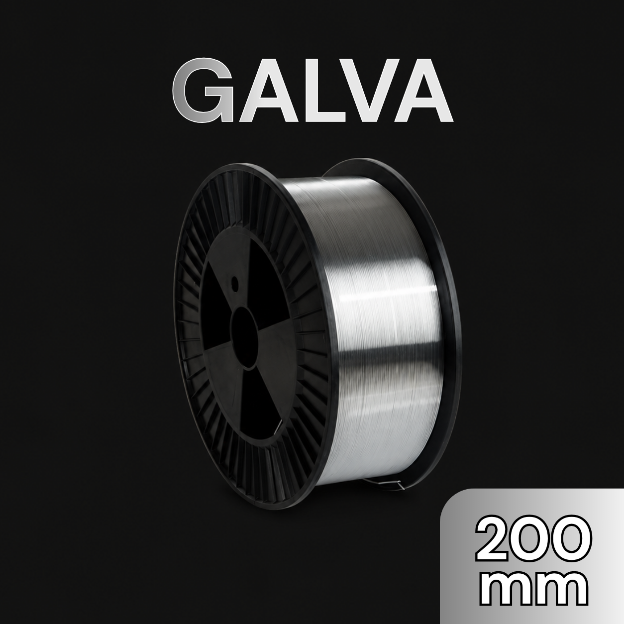 Bobine de fil GALVA - Diamètre 200 mm