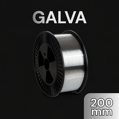 Bobine de fil GALVA - Diamètre 200 mm