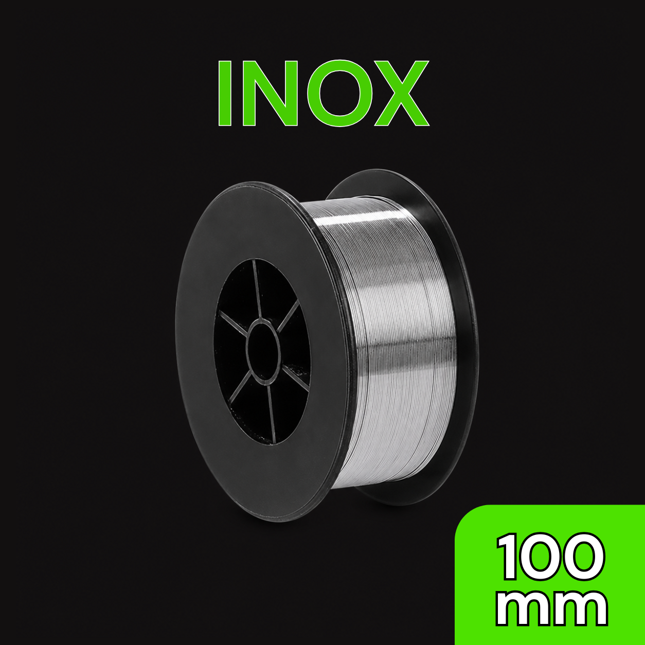 Bobine de fil INOX - Diamètre 100 mm