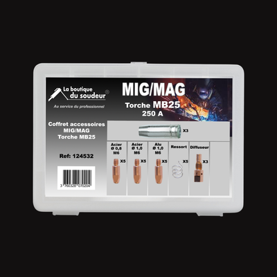 Coffret de maintenance pour torche 250A - MB25