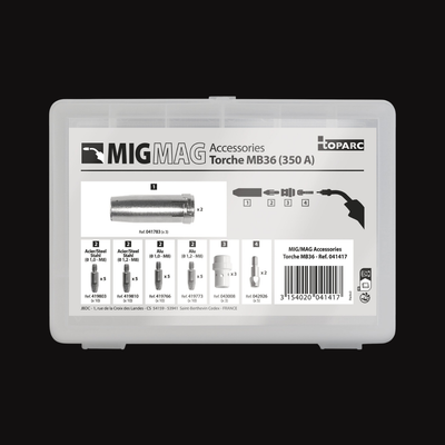 Coffret de maintenance pour torche 350A - MB36