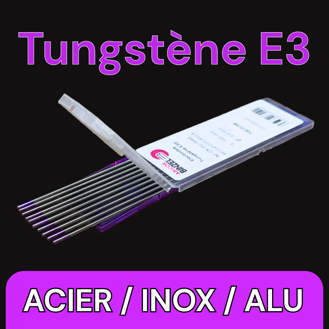 Electrodes TIG E3 (AC/DC)