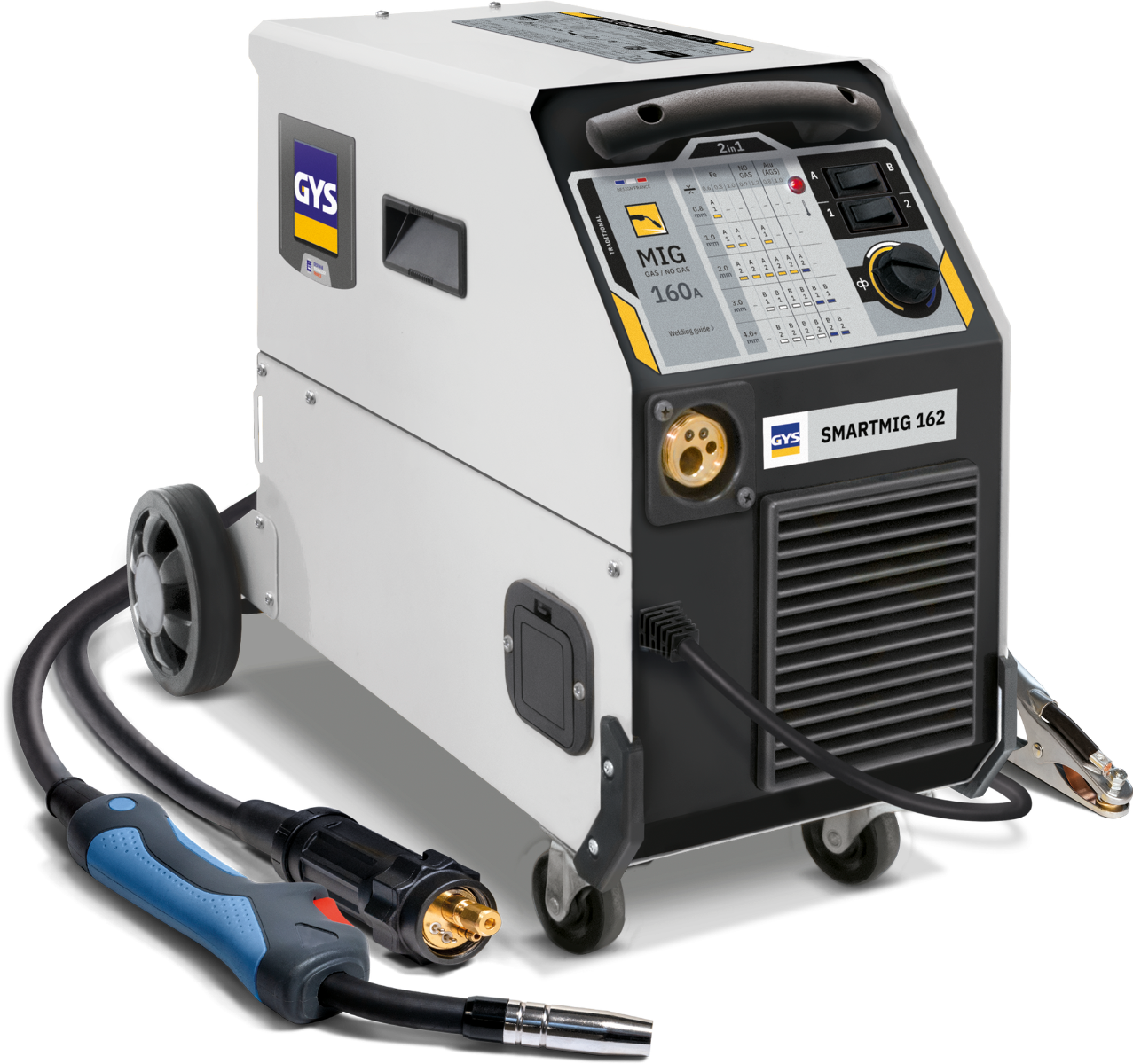 Poste de soudure MIG SMARTMIG 162 - 160A - 230V - 2 EN1 - GYS
