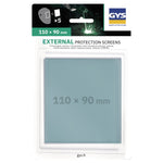 5 Écrans externes 110 x 90 - TECHNO 11 & 9/13 / MASTER 11 / FLIP-FLAP
