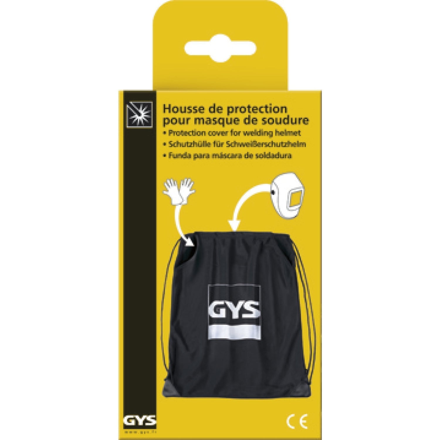 Housse de protection pour masque de soudure GYS