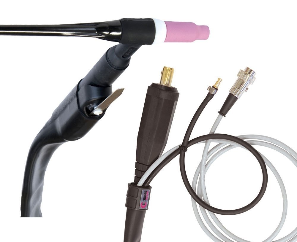 Torche TIG SR17 à lamelle- 8M - connecteur 35/50