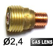 2 Supports pince Ø2,4  GAS LENS pour torches TIG SR9/SRL20/SR20HD