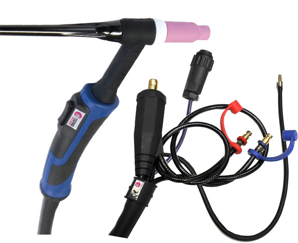 Torche TIG SR18 à double commande  - 4M - connecteur 35/50