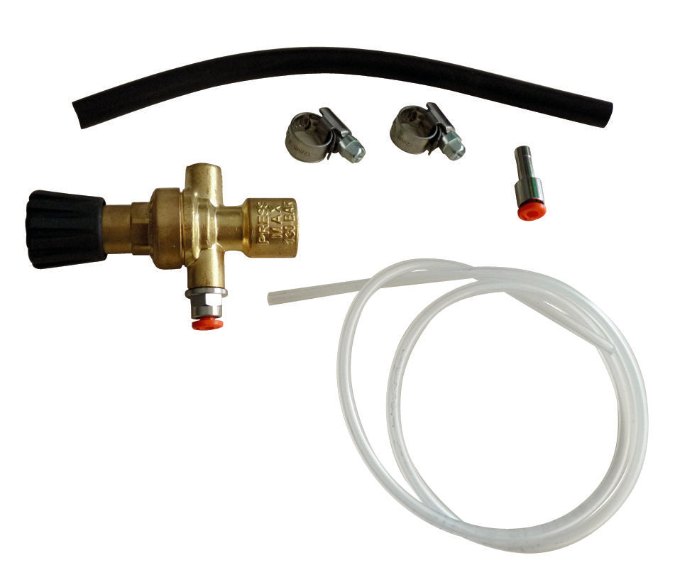 Détendeur pour bouteilles jetable 60L - valve - TELWIN -