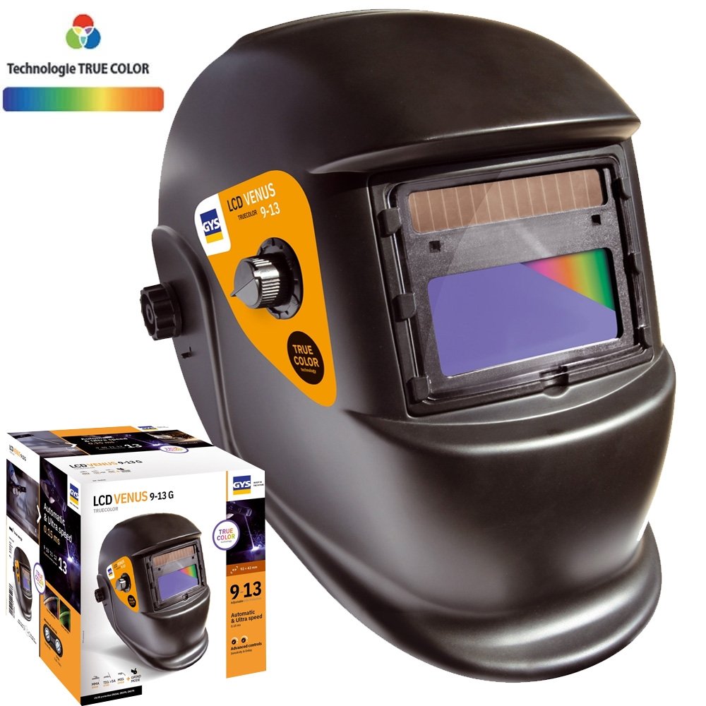 MASQUE DE SOUDEUR VENUS  LCD 9-13G - TRUE COLOR - GYS
