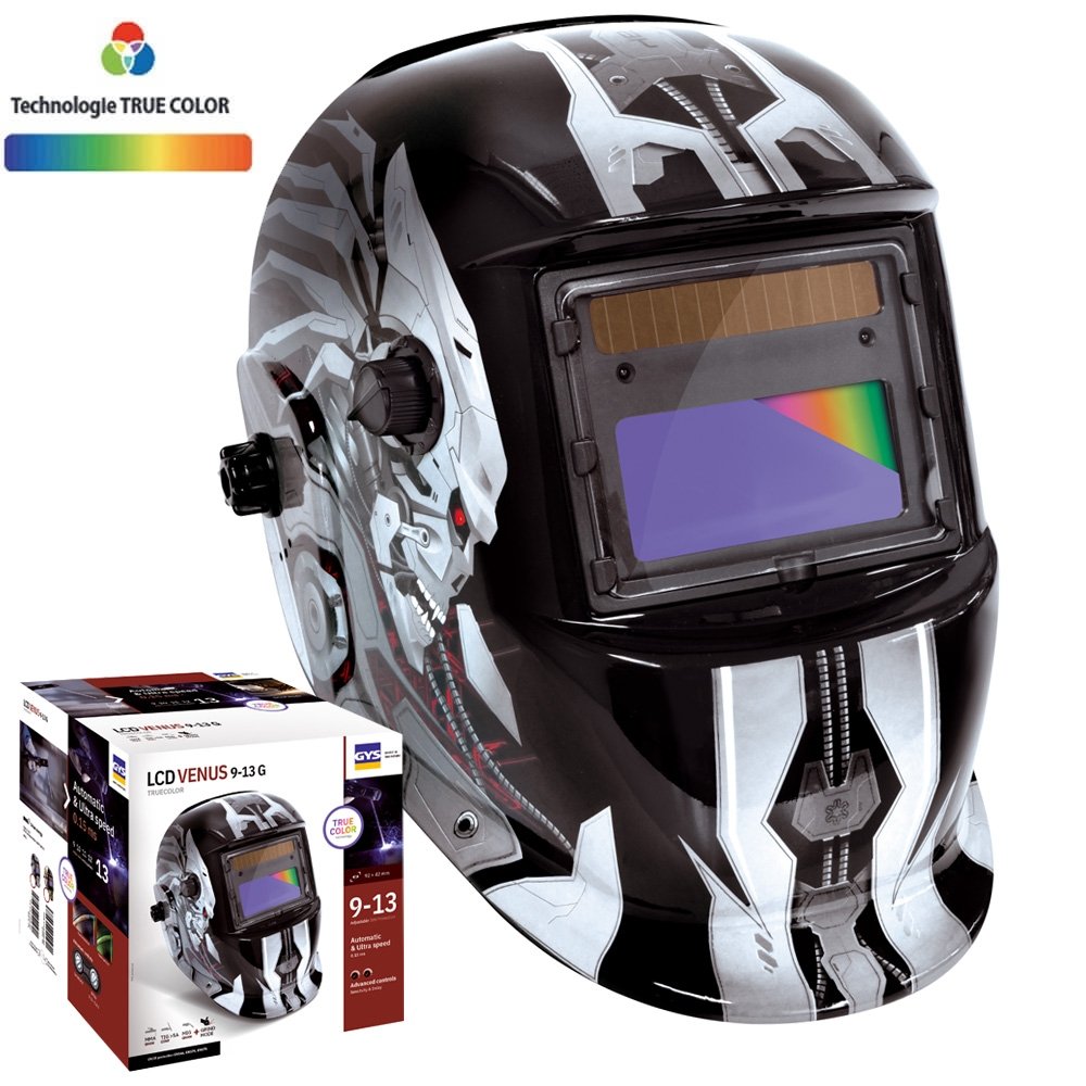 MASQUE DE SOUDEUR VENUS  LCD 9-13G - IRON - TRUE COLOR - GYS