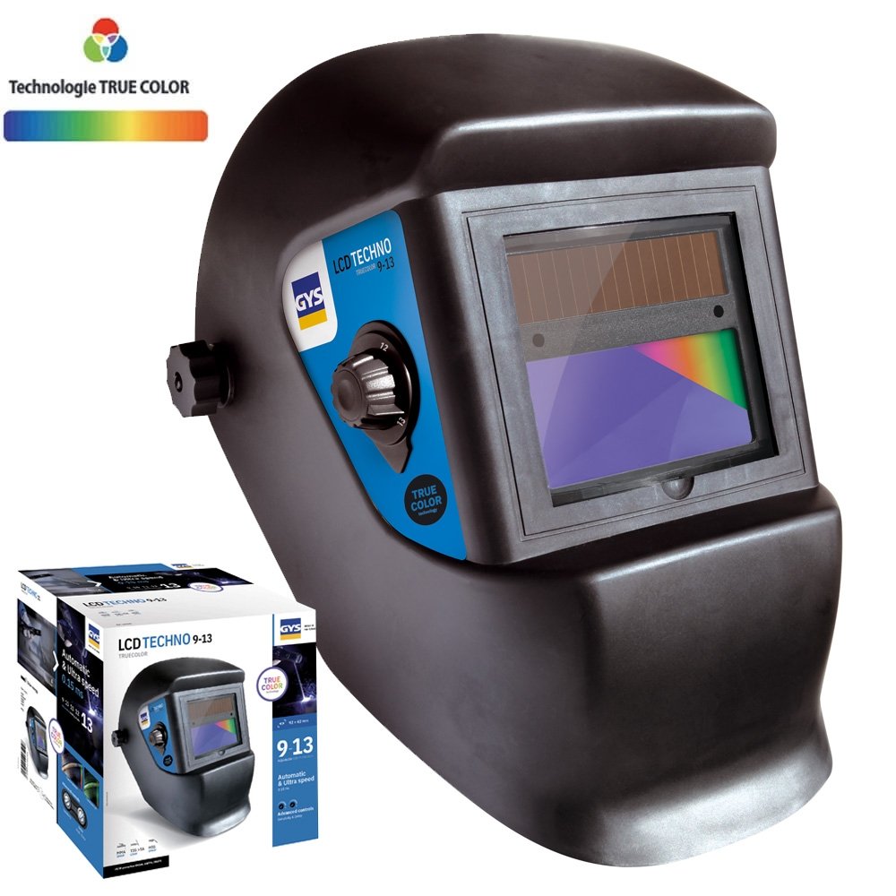 Masque de soudeur LCD TECHNO 9-13 -TRUE COLOR - GYS
