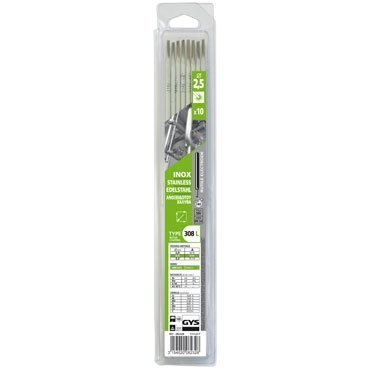 Blister de 10 électrodes INOX 308L - GYS