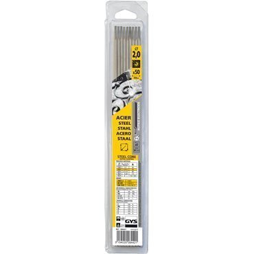 Blister de 50 électrodes acier rutiles - GYS