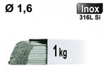 Baguettes tig inox 316l d1.6 - 1kg