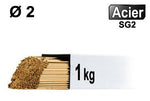 Baguettes tig ACIER d2 - 1kg