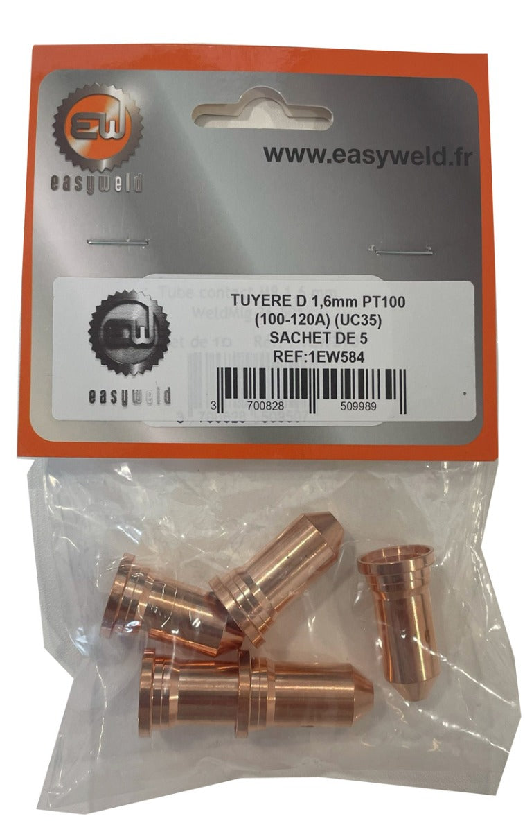 TUYERES D1.6 POUR TORCHE PT100 - 1EW584