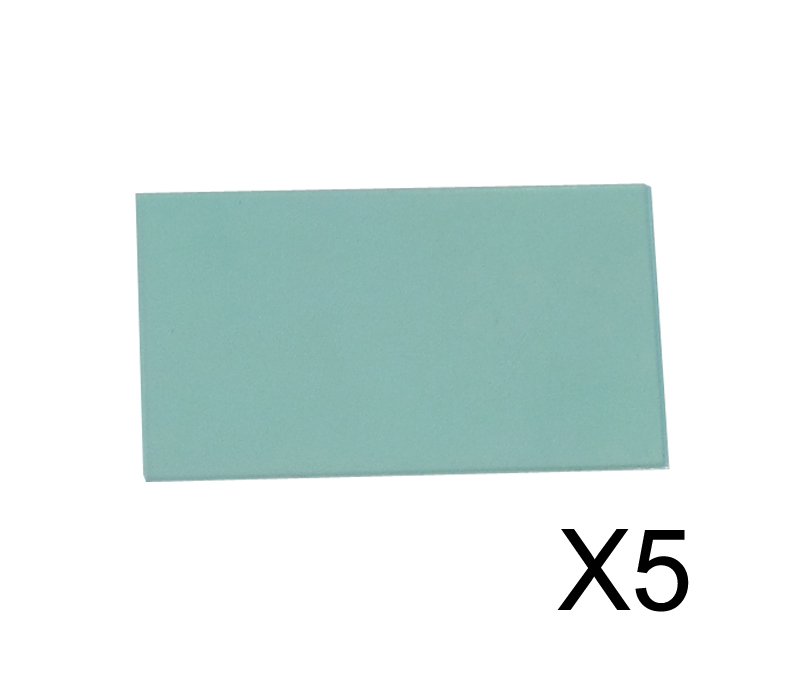 5 Écrans de garde -  Intérieur 107 X 55 mm  pour masque OPTREL P550 / E684