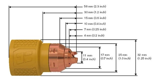 CARTOUCHE SmartSYNC COUPE MANUELLE 45A - Hypertherm