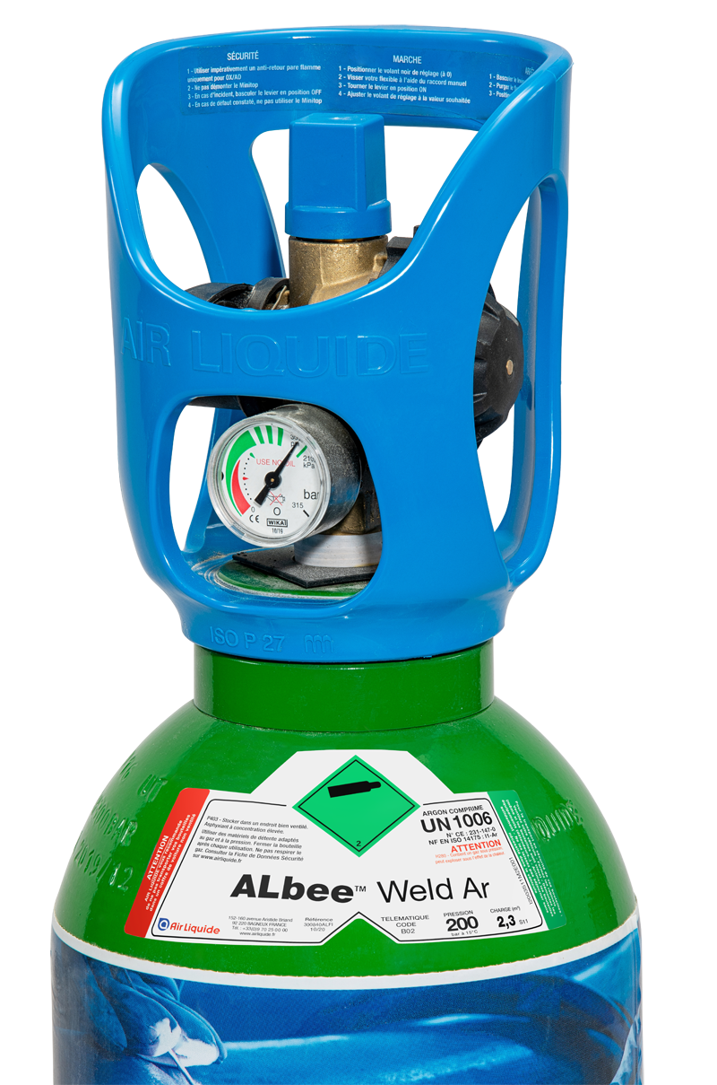 bouteille gaz albee ar b11 - air liquide- argon
