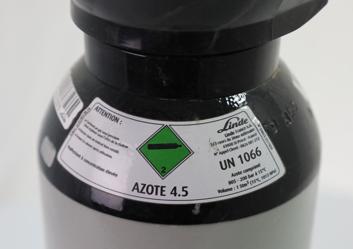 Bouteille  AZOTE   DUES MOBIL  1 m3   LINDE