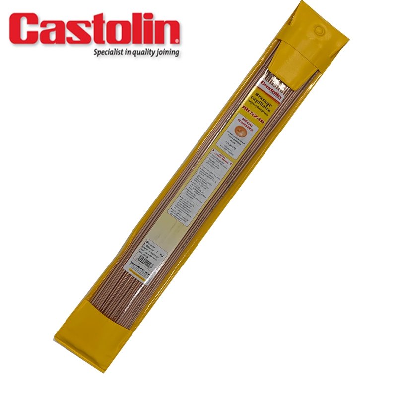 Baguettes métal apport flamme RB 5246 - Cuivre - Ø 2 - CASTOLIN