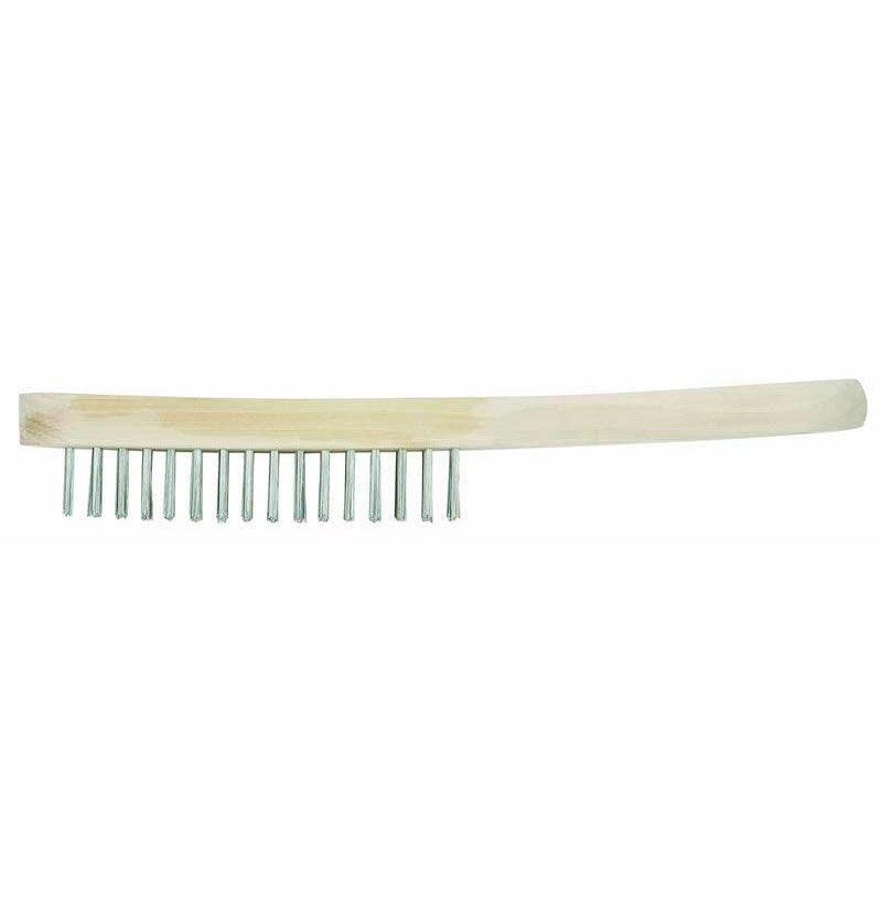Brosse 4 rangs INOX - manche bois- BINZEL - DISPONIBLE 07/2026