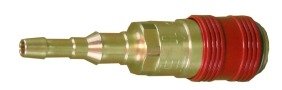 RACORMATIC ACETYLENE femelle GAZ + EMBOUT MALE sortie douille mixte 6,3x12 / 10x17 - TLS -