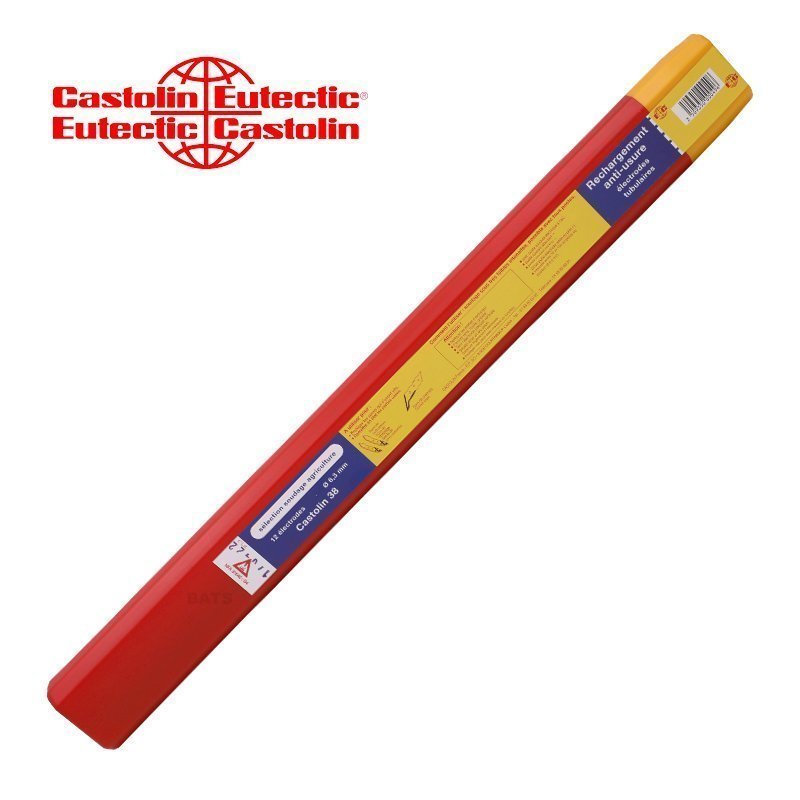 Électrodes de rechargement - CASTOLIN 38 - Lg 500 mm - 12 pièces - CASTOLIN