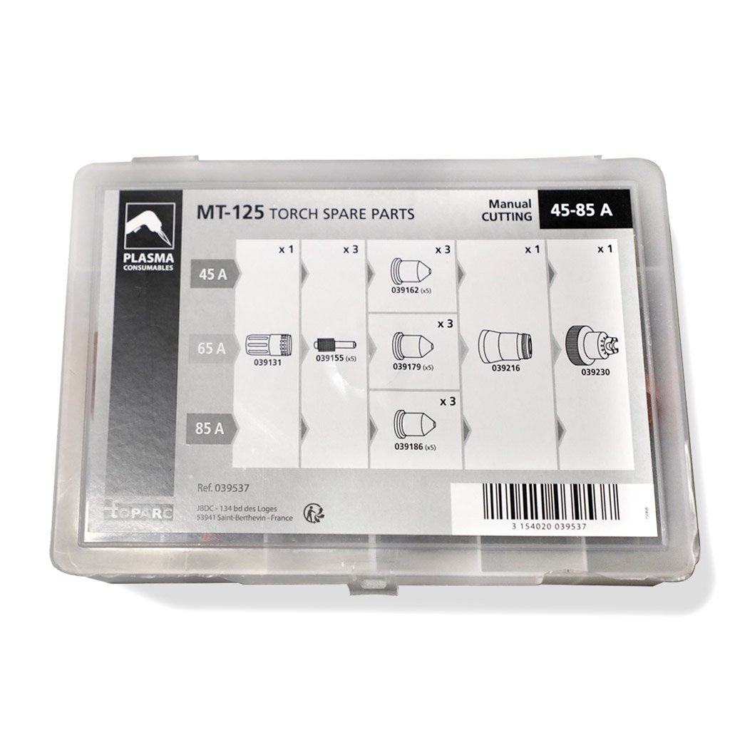 Coffret consommables plasma 45A / 65A / 85A torche MT-125