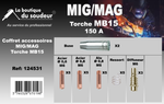 Détail - Coffret Torche MIG 150 A (MB15)