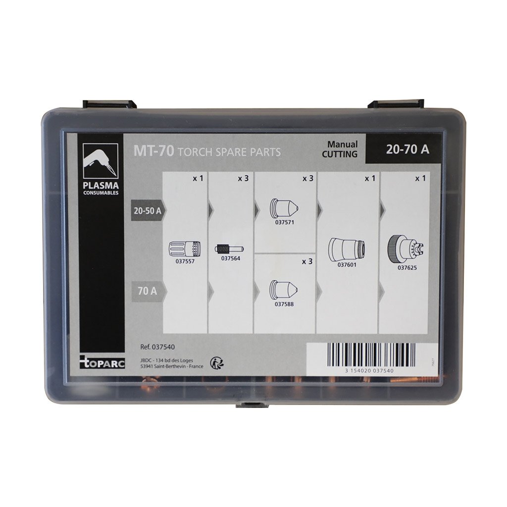 Coffret consommables plasma  torche MT-70 manuelle 20/70A - GYS-1