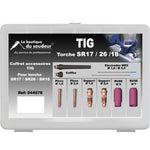 Coffret  TIG pour torche SR17 AC/DC, SR26 AC/DC, SR18 AC/DC-1