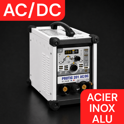 POSTE À SOUDER TIG AC DC ACIER / INOX ET ALU