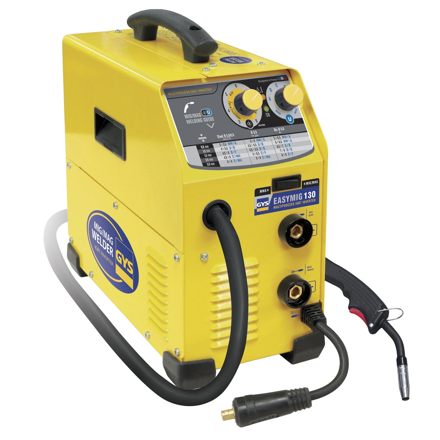 Poste de soudure MIG EASYMIG 130 -120A 230V - 3 EN1  - GYS