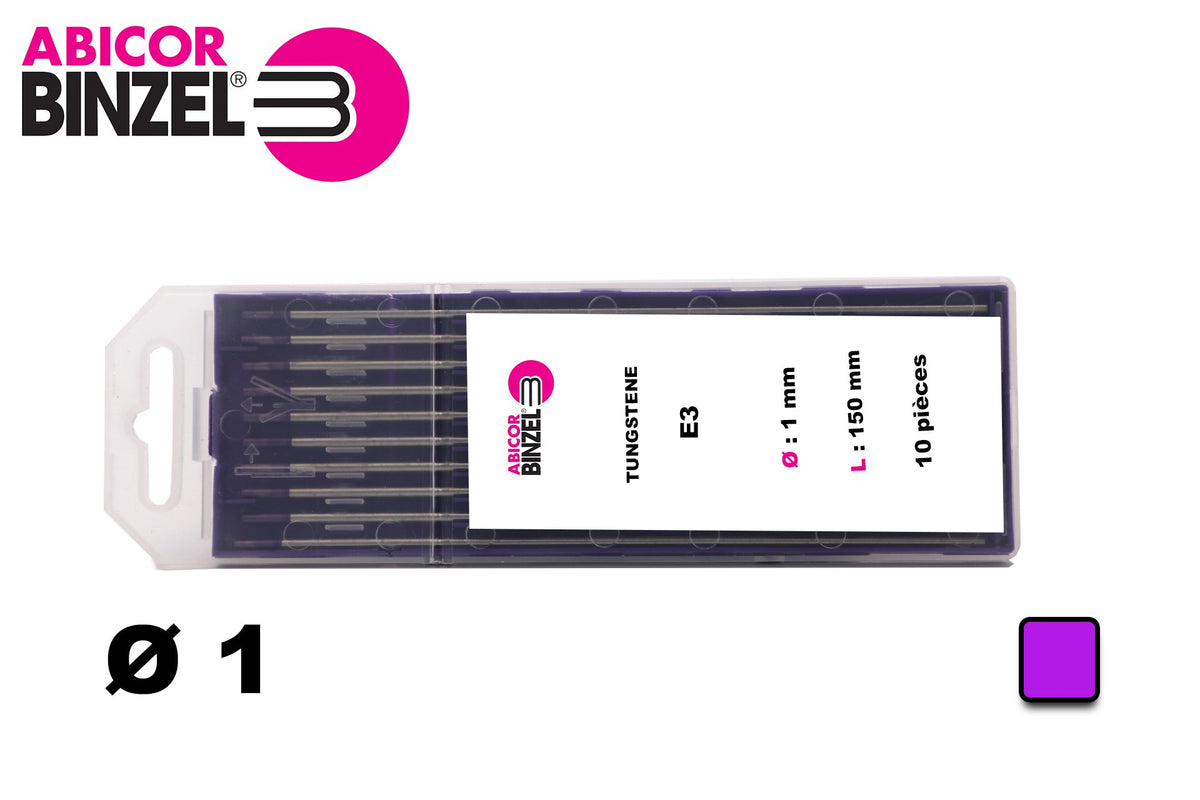 Electrode tig e3 1mm 1