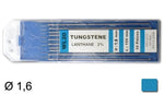 électrodes tungstène wl20, Ø 1,6 mm - Turquoise