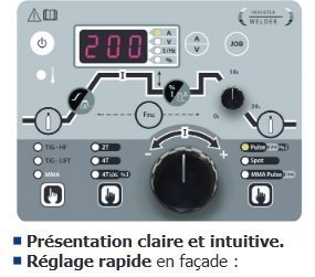Poste de soudure PROTIG 200 DC avec accessoires - GYS