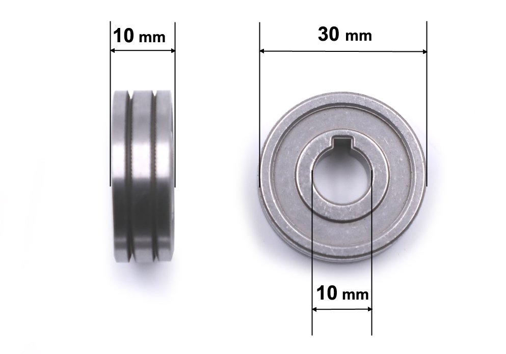 GALET ACIER NO-GAZ  Ø 0,9-1 - 1,2  - EASYWELD - LINCOLN