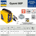 Poste à souder GYSMI 80P - Livré en boite carton - GYS