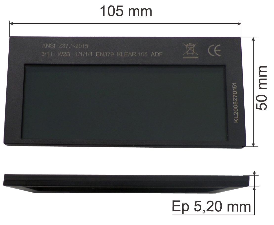 Cellule automatique Klear 105 - 105x50mm - Teinte 11 - WELTEK