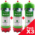 Pack bouteilles jetable ar co2