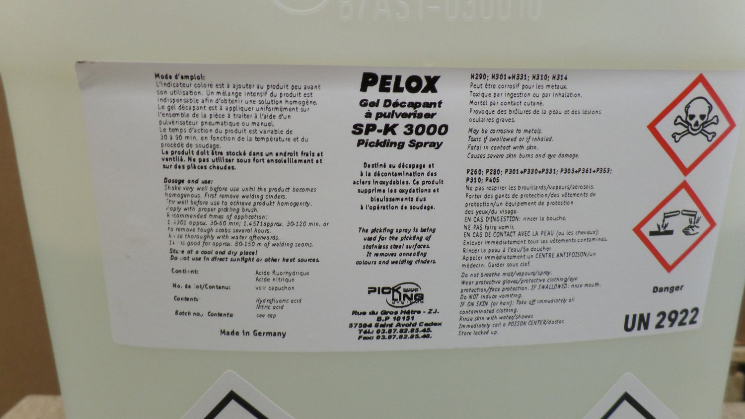 Decapant inox 20l