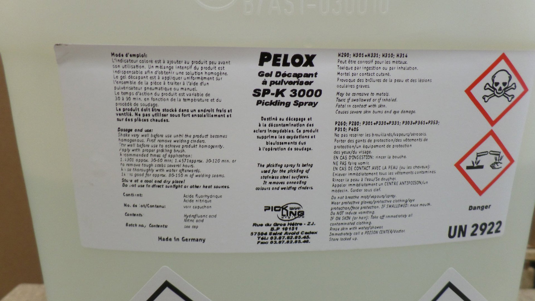 Decapant inox 20l