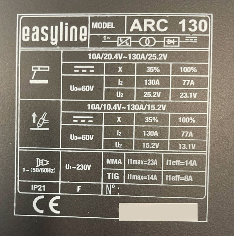 Plaque proarc130 easyline