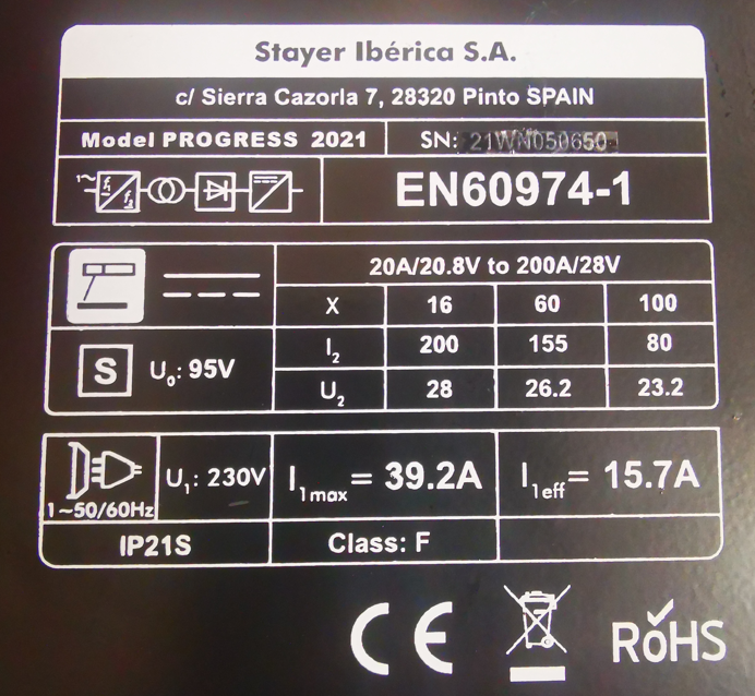 Poste à souder PROGRESS 2021 KIT - Livré en malette- STAYER