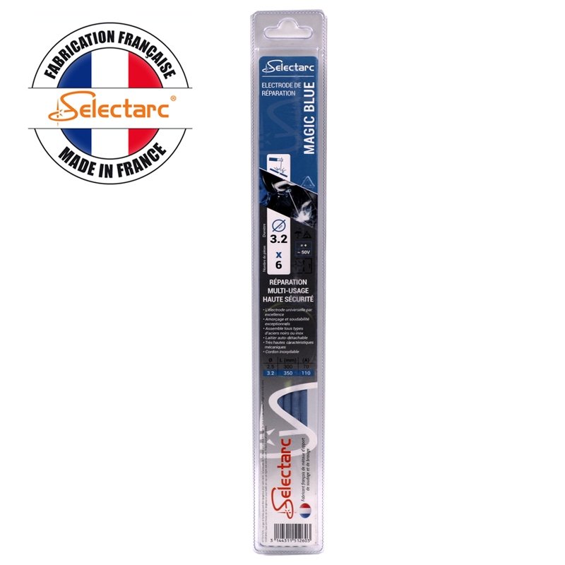 Électrodes Universelle MAGIC BLUE - D 3,2 - (Blister de 6 pièces )